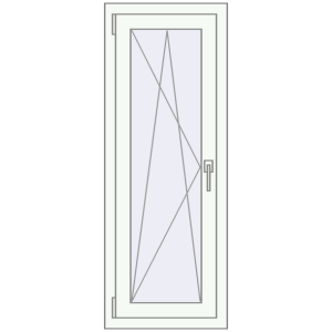 Kopen Omdraaien 490x1290 mm KORSA BRILLANT (REHAU Brillant)