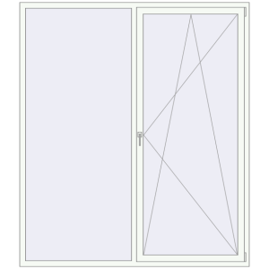 Kopen Omdraaien 1970x2300 mm KORSA OPTIMUM 70 (REHAU Euro 70)