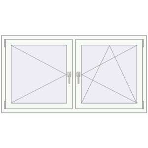 Kopen Omdraaien 1500x800 mm KORSA ABSOLUTE (REHAU GENEO)