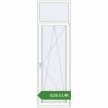 Prijzen Balkondeuren 800x2540 mm KORSA STANDARD (REHAU Euro 70) BALKON DOOR RAL 9016 Traffic white two-sided. Prijs: 825.86 EUR
