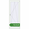 Prijzen Balkondeuren 800x2100 mm KORSA STANDARD (REHAU Euro 70) BALKON DOOR RAL 9016 Traffic white two-sided. Prijs: 709.08 EUR
