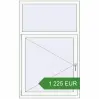 Prijzen Omdraaien 1000x1600 mm KORSA ENERGY-SAVING with aluminum overlays (REHAU SYNEGO MD). Prijs: 1 224.75 EUR