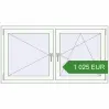 Prijzen Omdraaien 1500x800 mm KORSA ABSOLUTE (REHAU GENEO). Prijs: 1 025.28 EUR