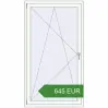 Prijzen Omdraaien 1000x1800 mm KORSA OPTIMUM 70 (REHAU Euro 70) RAL 9016 Traffic white two-sided. Prijs: 645.05 EUR