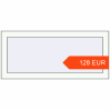 Prijzen Omdraaien 900x400 mm KORSA OPTIMUM 70 (REHAU Euro 70) RAL 9016 Traffic white two-sided. Prijs: 128.19 EUR