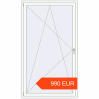 Prijzen Omdraaien 1200x2100 mm KORSA OPTIMUM 70 (REHAU Euro 70) RAL 9016 Traffic white two-sided. Prijs: 989.71 EUR