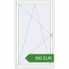 Prijzen Omdraaien 1200x2100 mm KORSA OPTIMUM 70 (REHAU Euro 70) RAL 9016 Traffic white two-sided. Prijs: 991.81 EUR