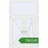 Prijzen Omdraaien 1010x1650 mm KORSA OPTIMUM 70 (REHAU Euro 70). Prijs: 757.68 EUR