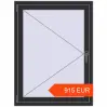 Prijzen Omdraaien 900x1200 mm KORSA ENERGY-SAVING (REHAU SYNEGO MD) ANTHRACITE_GREY_GLATT two-sided. Prijs: 915.29 EUR