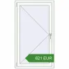 Prijzen Omdraaien 810x1410 mm KORSA ENERGY-SAVING (REHAU SYNEGO MD) RAL 9016 Traffic white two-sided. Prijs: 620.59 EUR
