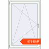 Prijzen Omdraaien 1000x1500 mm KORSA OPTIMUM 70 (REHAU Euro 70) RAL 9016 Traffic white two-sided. Prijs: 572.64 EUR