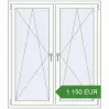 Prijzen Omdraaien 1300x1500 mm KORSA ENERGY-SAVING (REHAU SYNEGO MD) RAL 9016 Traffic white two-sided. Prijs: 1 150.26 EUR