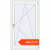 Prijzen Omdraaien 810x1410 mm KORSA OPTIMUM 70 (REHAU Euro 70) RAL 9016 Traffic white two-sided. Prijs: 484.76 EUR