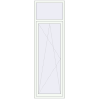 Prijzen Balkondeuren 800x2540 mm KORSA STANDARD (REHAU Euro 70) BALKON DOOR RAL 9016 Traffic white two-sided