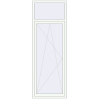 Prijzen Balkondeuren 900x2540 mm KORSA STANDARD (REHAU Euro 70) BALKON DOOR RAL 9016 Traffic white two-sided