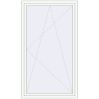 Prijzen Omdraaien 1200x2100 mm KORSA OPTIMUM 70 (REHAU Euro 70) RAL 9016 Traffic white two-sided