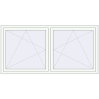 Prijzen Omdraaien 2000x1000 mm KORSA ENERGY-SAVING (REHAU SYNEGO MD) RAL 9016 Traffic white two-sided