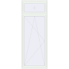 Prijzen Omdraaien 980x2590 mm KORSA OPTIMUM 70 (REHAU Euro 70)
