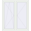Prijzen Omdraaien 1300x1500 mm KORSA ABSOLUTE (REHAU GENEO)