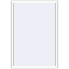 Prijzen Omdraaien 1000x1500 mm KORSA BRILLANT (REHAU Brillant) RAL 9016 Traffic white two-sided
