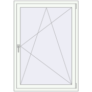 KORSA ENERGY-SAVING (REHAU SYNEGO MD) 970x1380 mm RAL 9016 Traffic white two-sided KORSA ENERGY-SAVING (REHAU SYNEGO MD) 970x1380 mm RAL 9016 Traffic white two-sided