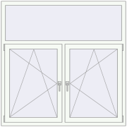 KORSA OPTIMUM 70 (REHAU Euro 70) 1500x1526 mm