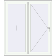 KORSA ABSOLUTE (REHAU GENEO) 1300x1500 mm