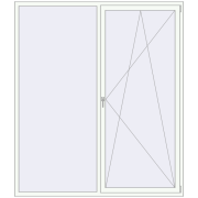KORSA OPTIMUM 70 (REHAU Euro 70) 1970x2300 mm