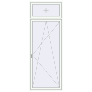 KORSA OPTIMUM 70 (REHAU Euro 70) 980x2590 mm